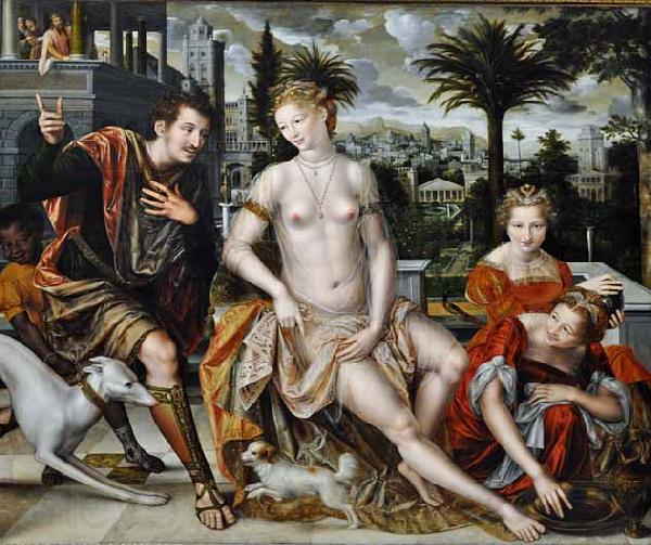 Jan Massijs David and Bathsheba